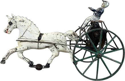 GEORGE BROWN CLOCKWORK SULKY CART