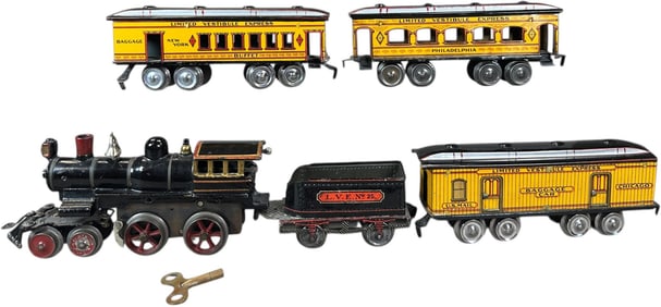 IVES FOUR-BAND NO.25 PASSENGER SET