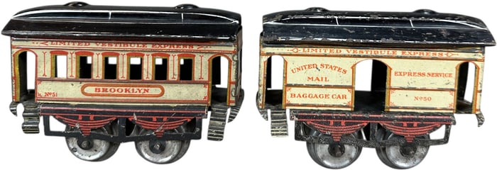 EARLY IVES BAGGAGE & BROOKLYN CAR