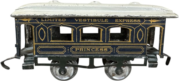 EARLY IVES THREE WINDOW PRINCESS CAR
