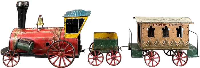 HULL & STAFFORD OSCEOLA 3-PIECE TRAIN SET