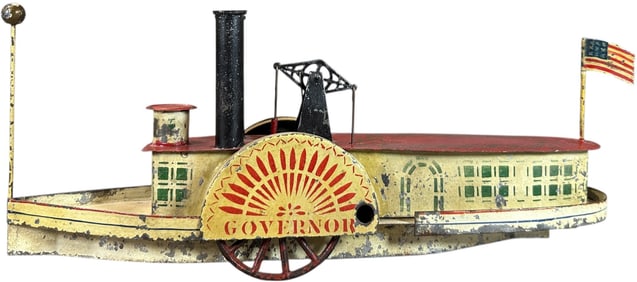 LARGE GEORGE BROWN PADDLE BOAT GOVERNOR