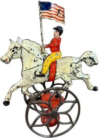 STEVENS & BROWN PATRIOTIC RIDER BALANCE TOY