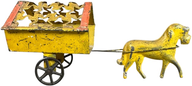 FALLOWS STAR CUT OUT WAGON W/ DOG