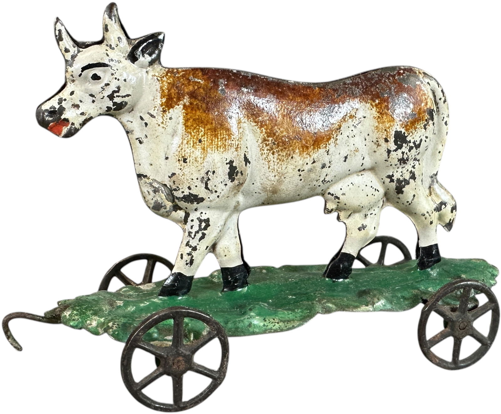 HULL & STAFFORD COW PULL TOY (1 of 5)
