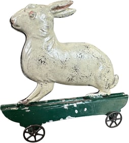 FALLOWS SEATED RABBIT PLATFORM TOY