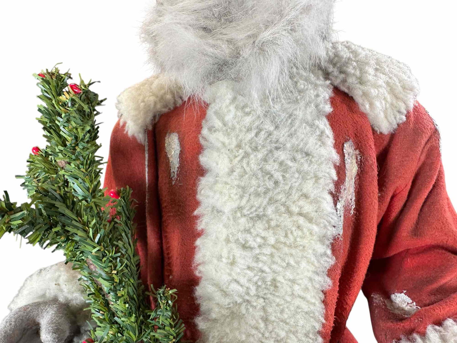 LARGE CLOCKWORK NODDER SANTA FIGURE - 5