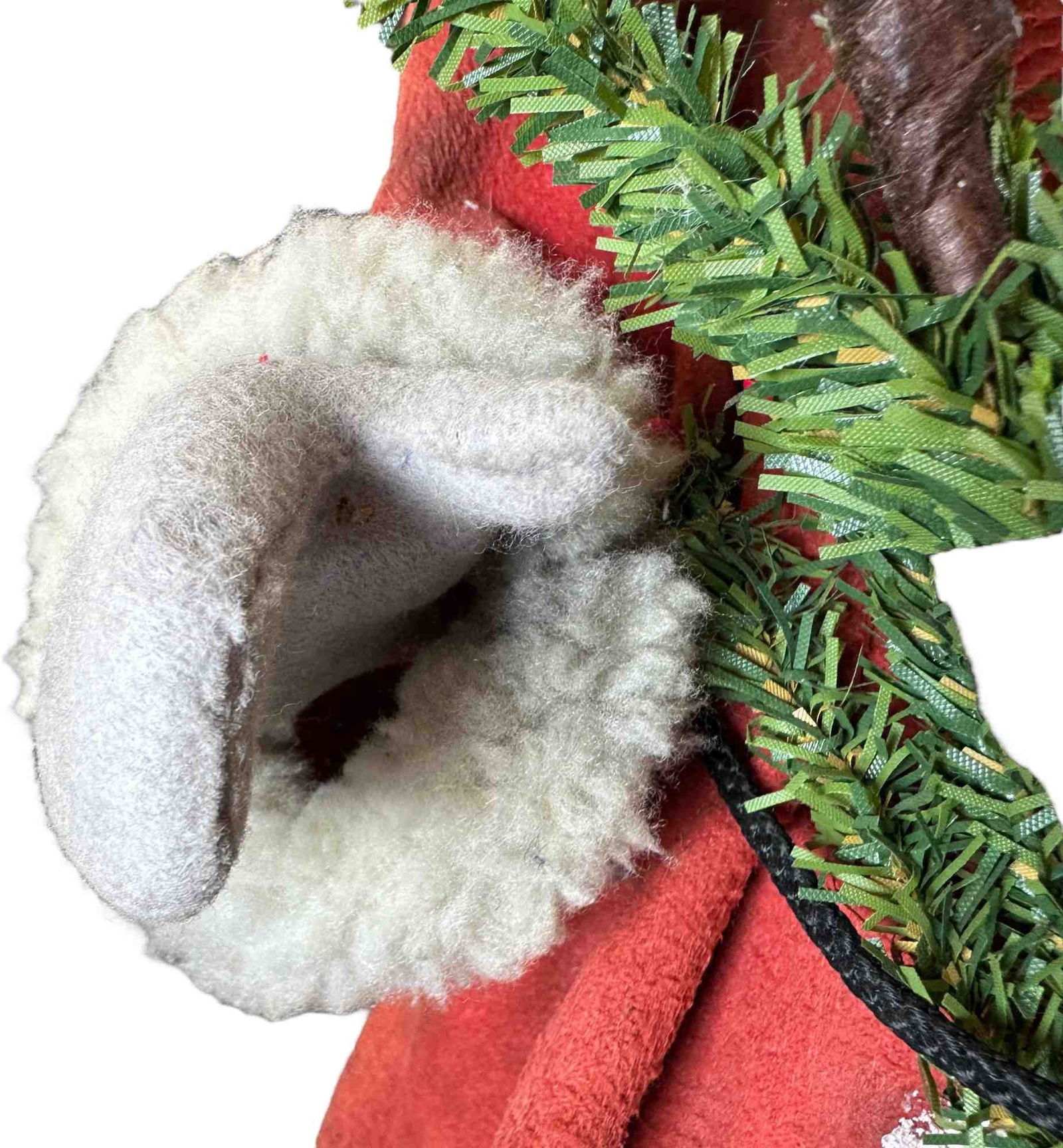 LARGE CLOCKWORK NODDER SANTA FIGURE - 6