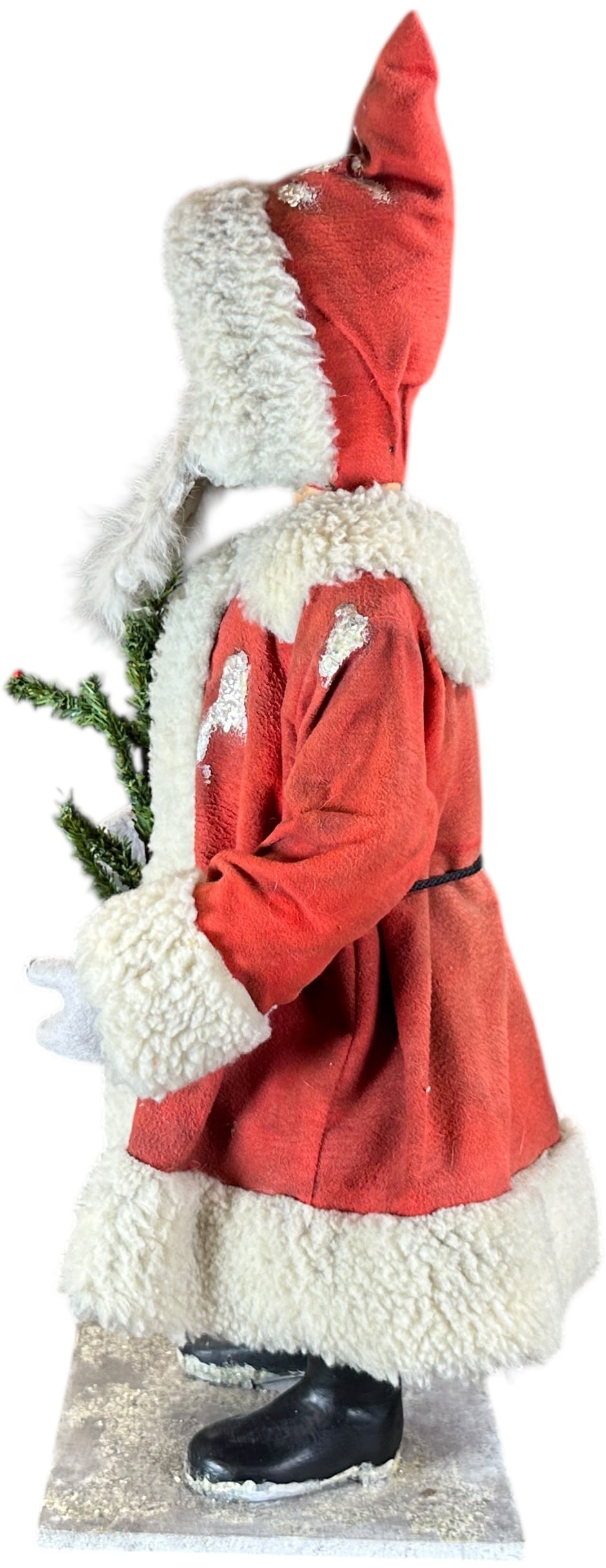 LARGE CLOCKWORK NODDER SANTA FIGURE - 9