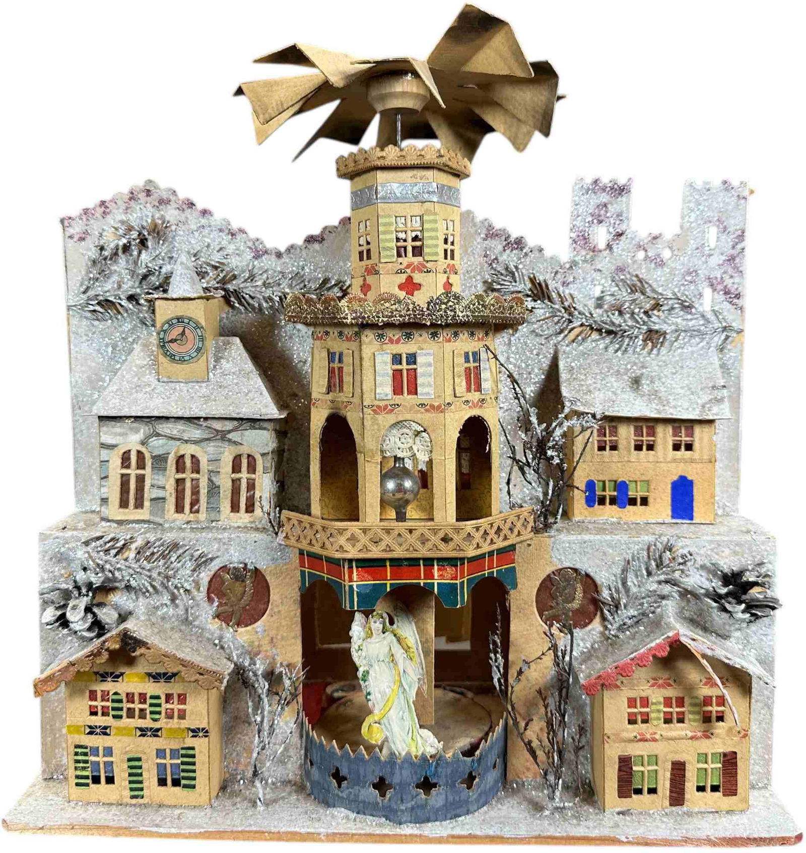 GERMAN PUTZ MECHANICAL CANDLE HOUSE (1 of 9)