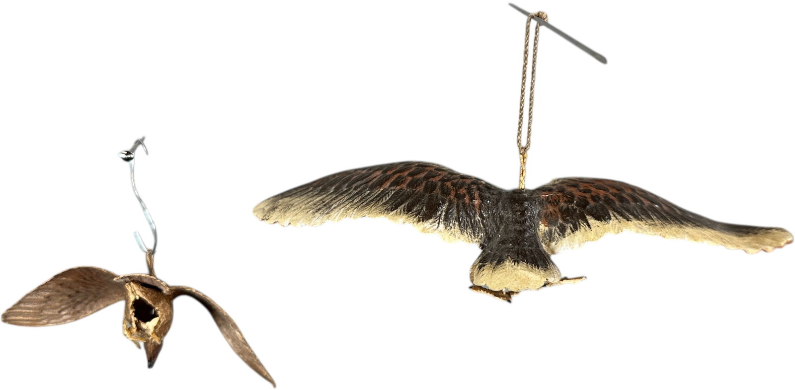 TWO DRESDEN EAGLE ORNAMENTS - 4