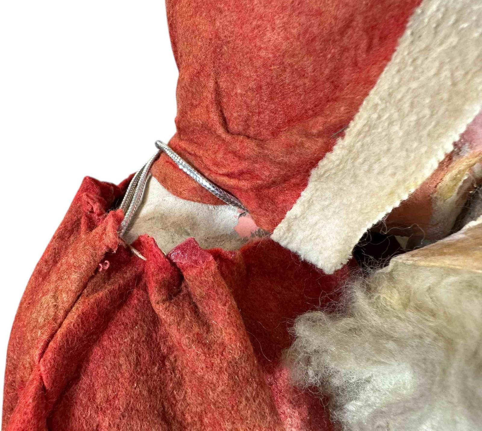 TALL SANTA W/ FEATHER TREE CANDY CONTAINER - 11