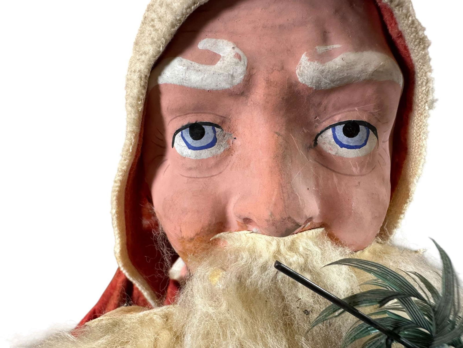 TALL SANTA W/ FEATHER TREE CANDY CONTAINER - 5