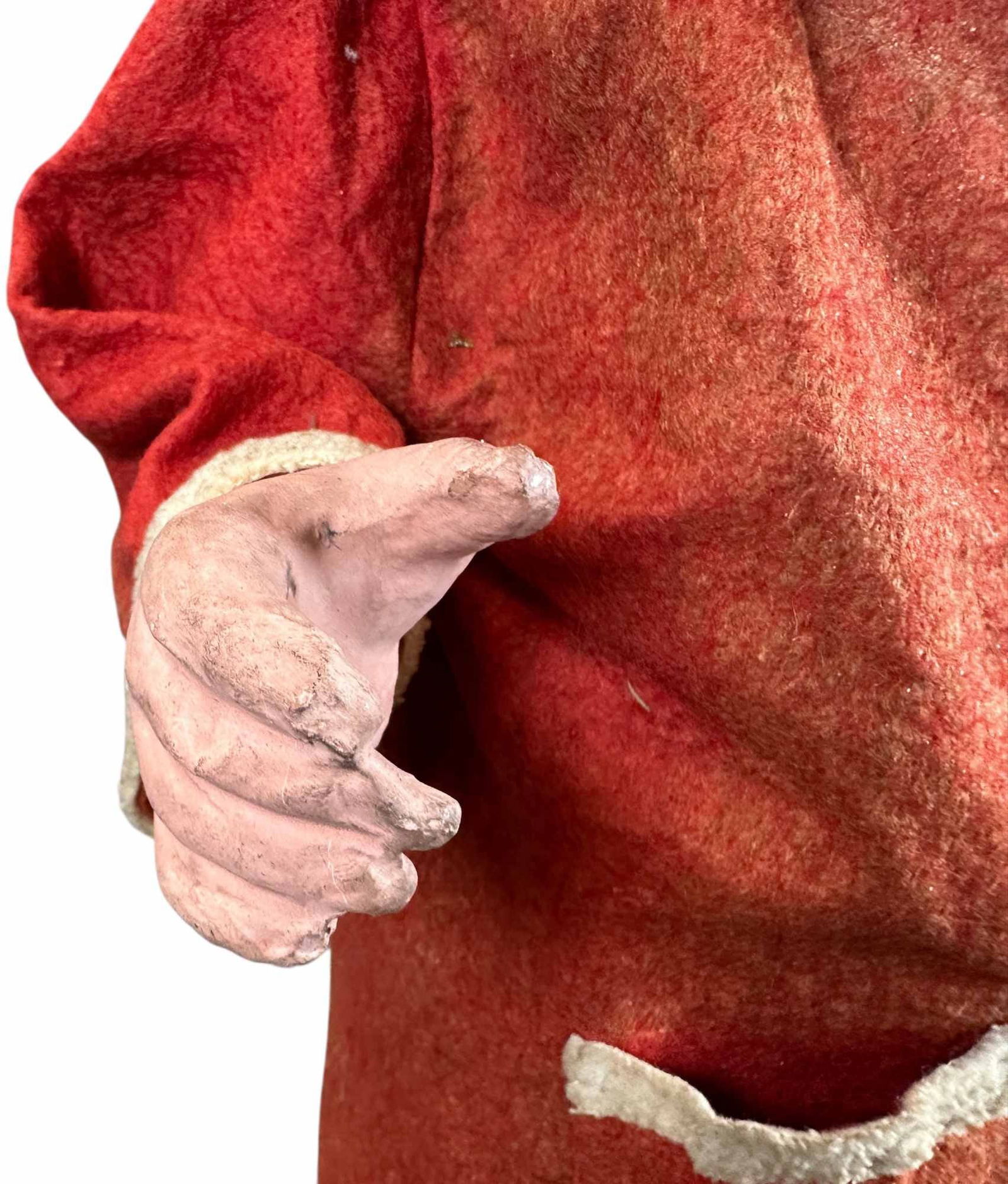 TALL SANTA W/ FEATHER TREE CANDY CONTAINER - 6