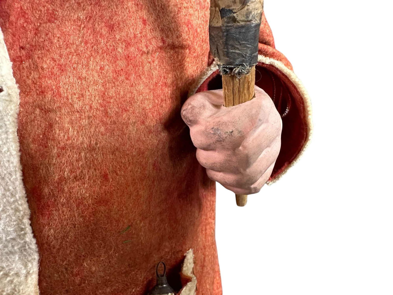 TALL SANTA W/ FEATHER TREE CANDY CONTAINER - 7