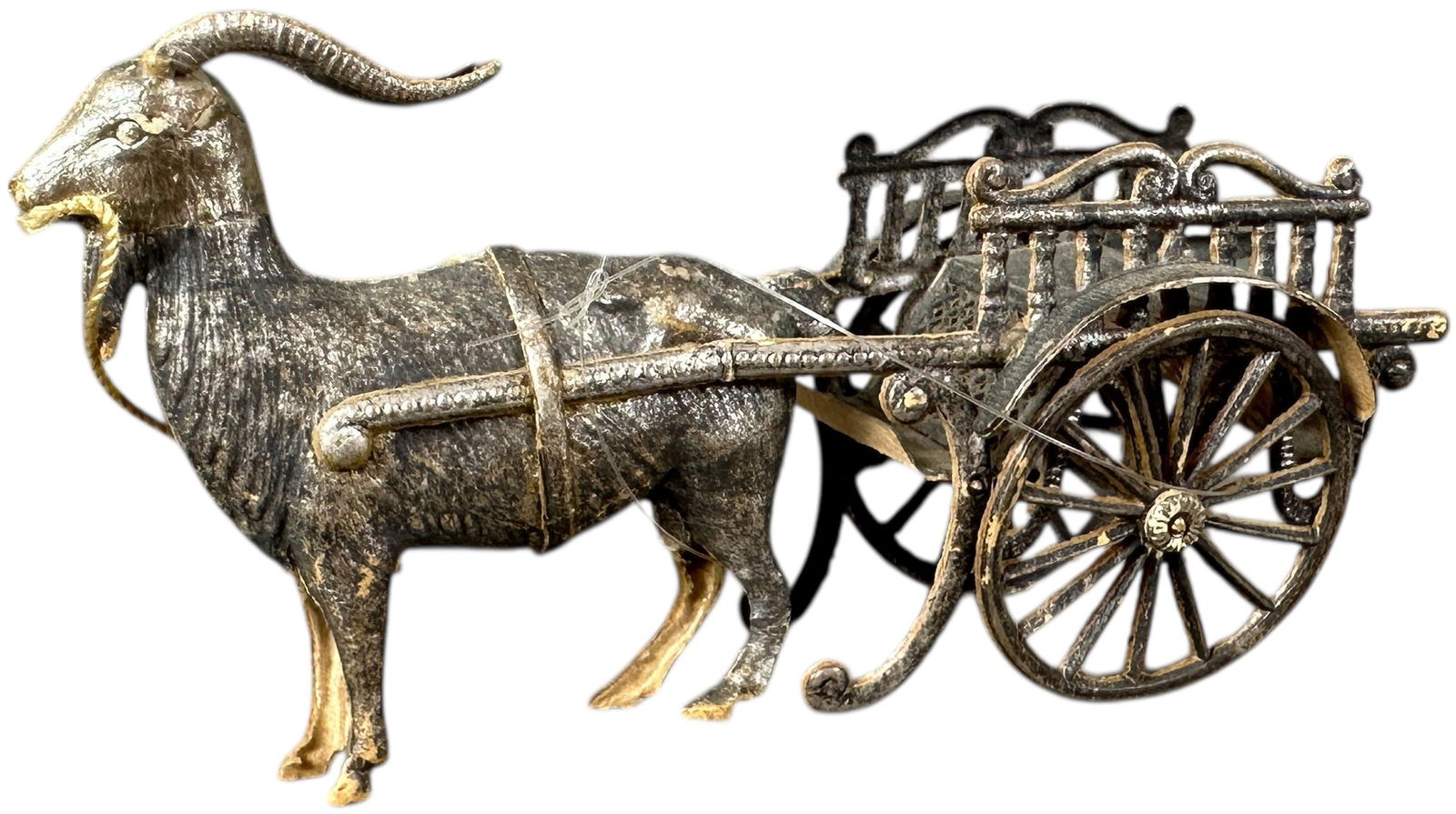 DRESDEN GOAT CART ORNAMENT (1 of 6)