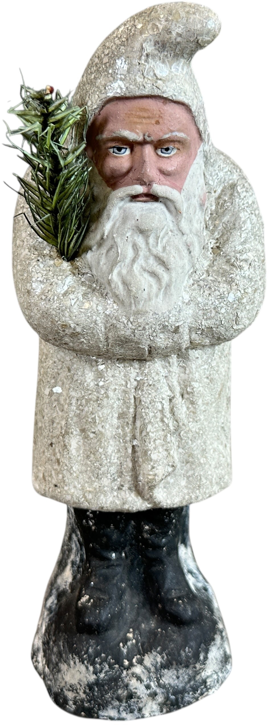 MEDIUM FLOCKED WHITE BELSNICKLE (1 of 6)