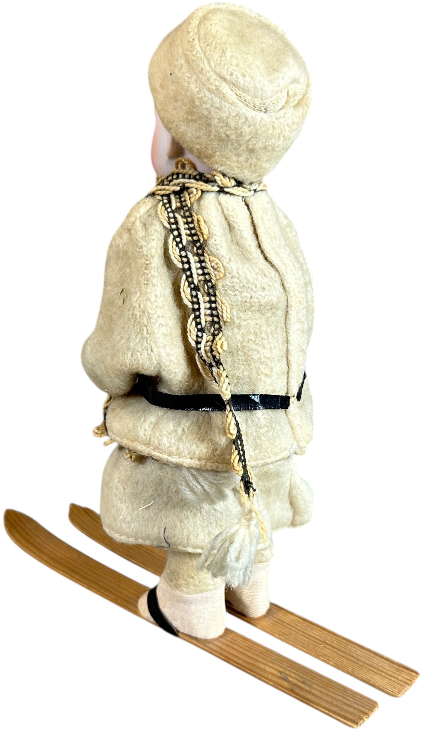 PORCELAIN HEAD SKIER CANDY CONTAINER - 4