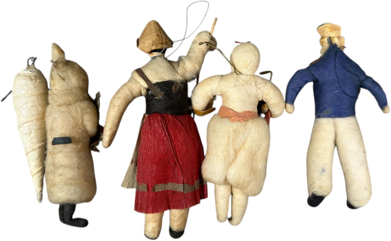 FIVE COTTON ORNAMENTS - 4