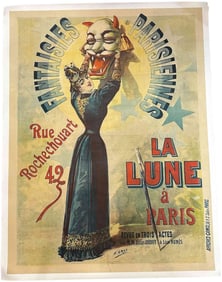 EARLY LARGE FRENCH THEATRE POSTER