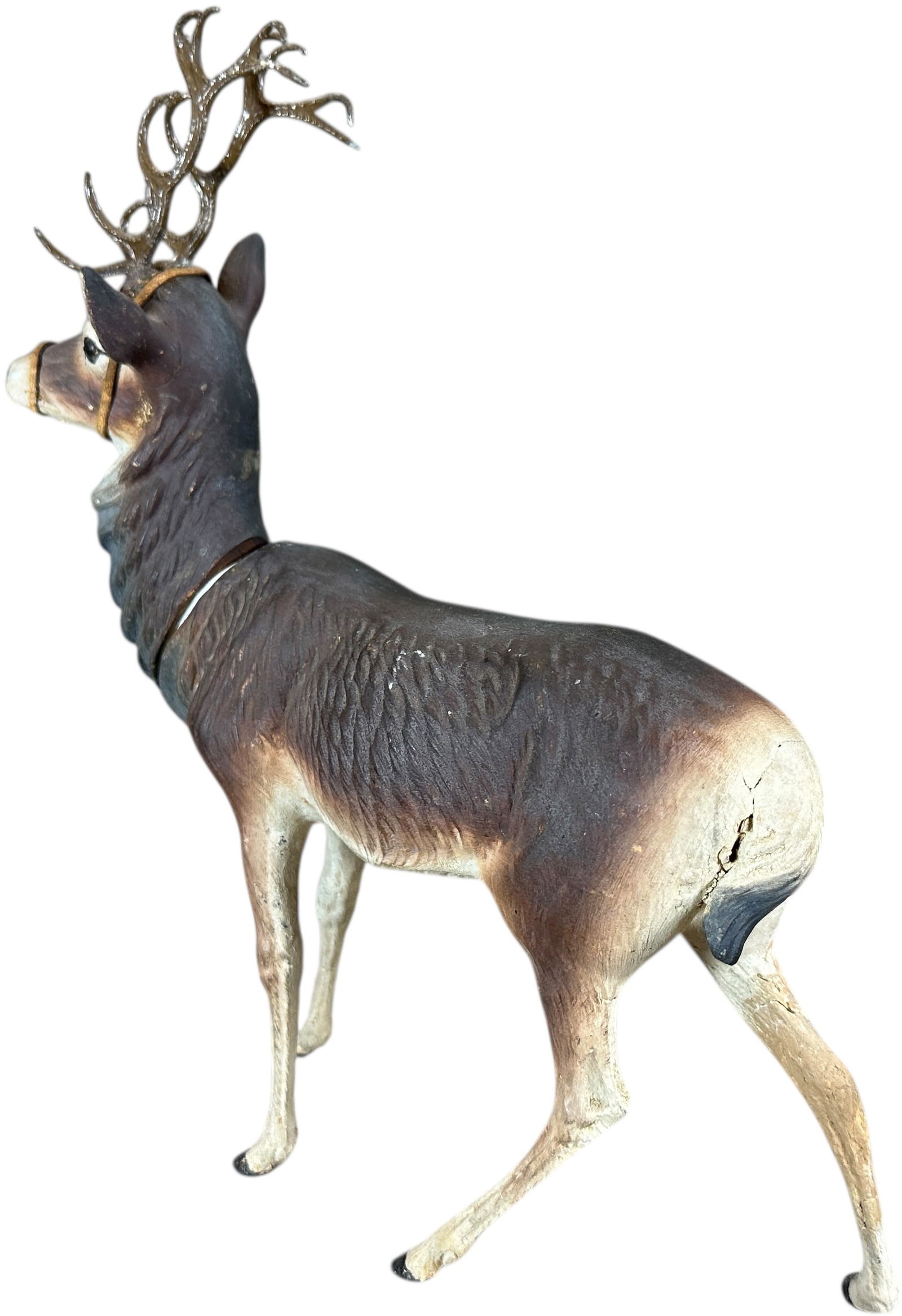 GERMAN COMPOSTION REINDEER CANDY CONTAINER - 3