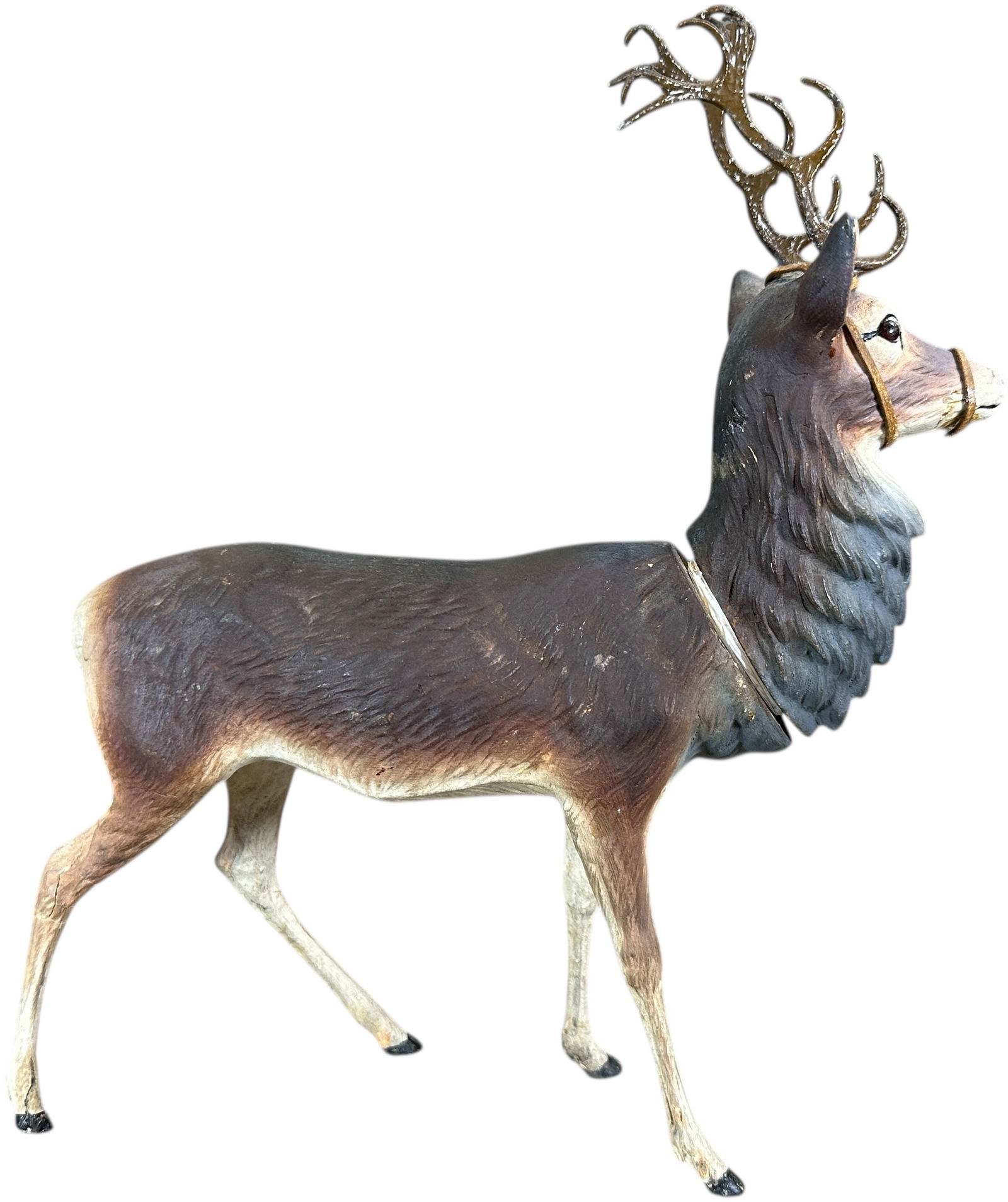 GERMAN COMPOSTION REINDEER CANDY CONTAINER - 5