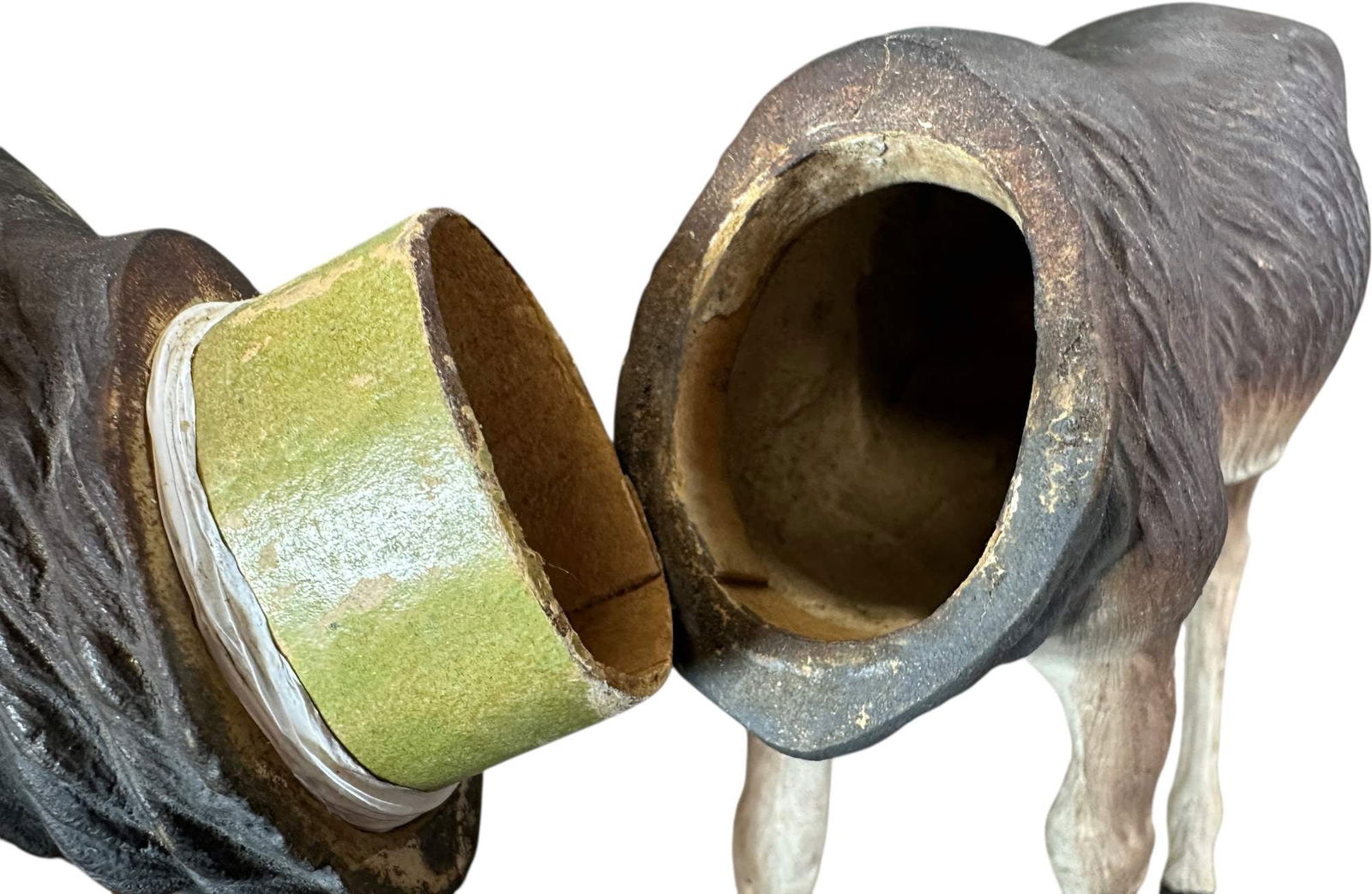 GERMAN COMPOSTION REINDEER CANDY CONTAINER - 8