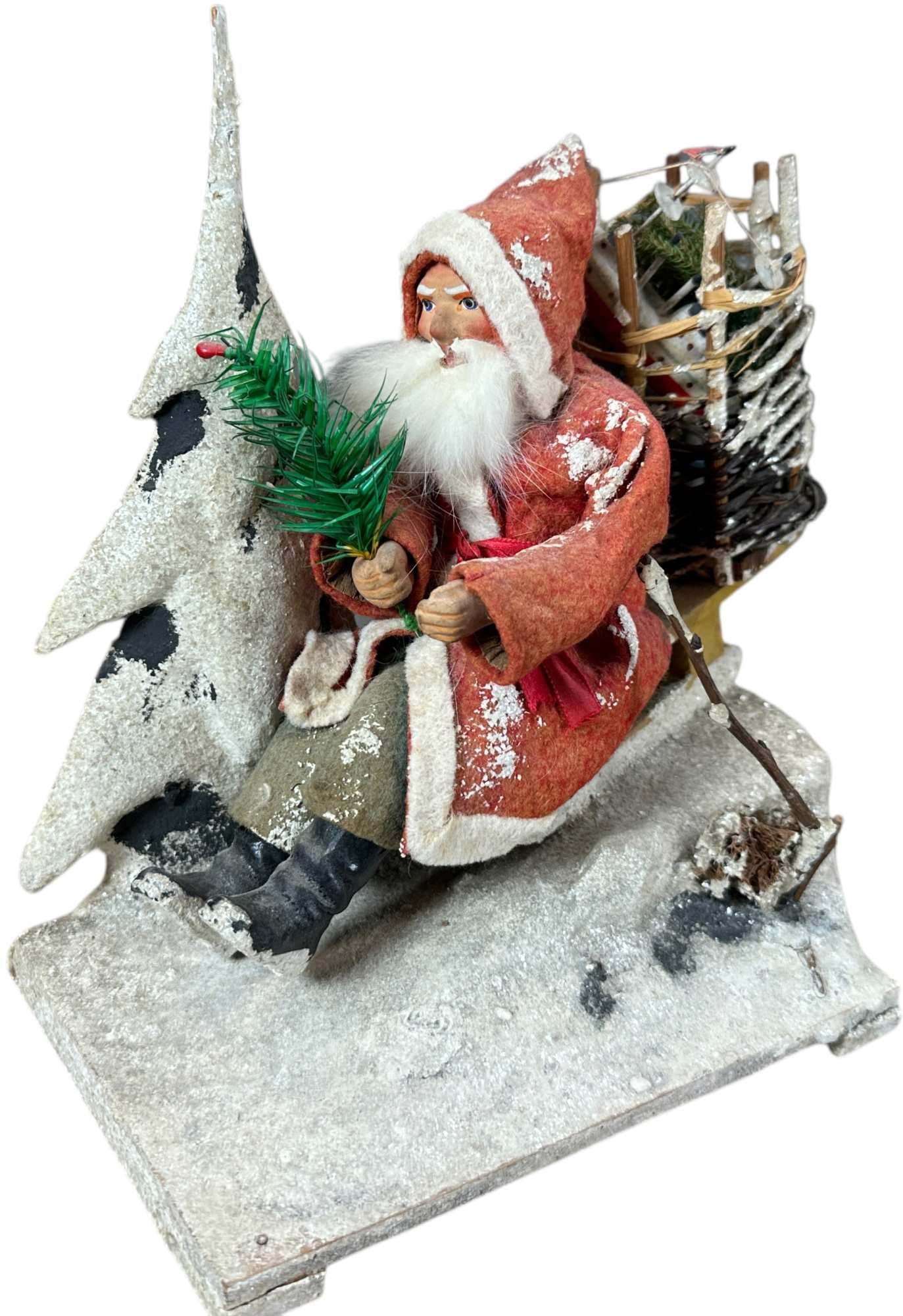 SANTA SLEDDING ON MOUNTAINSIDE (1 of 9)