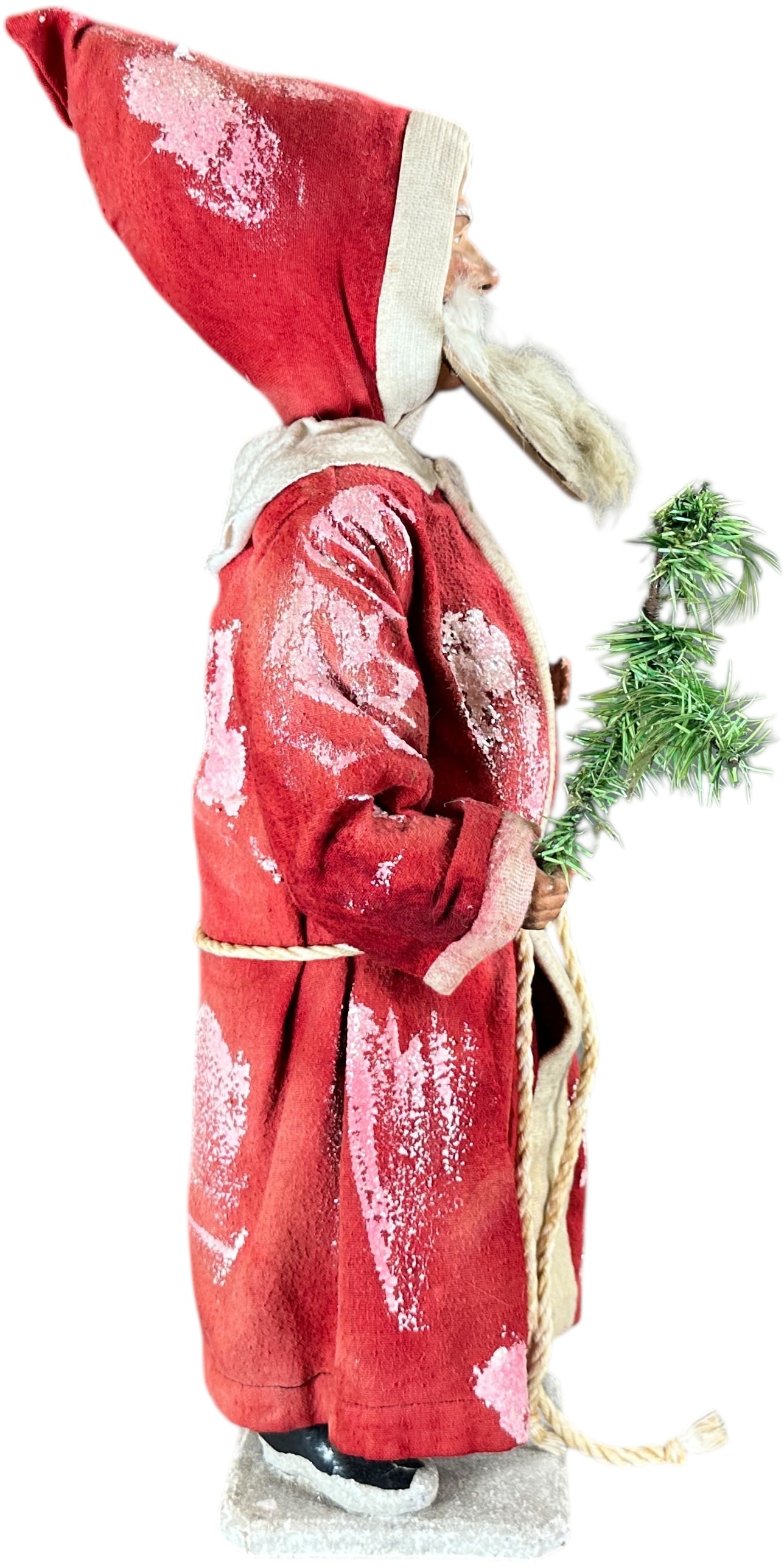 LARGE CLOCKWORK NODDER SANTA FIGURE - 11