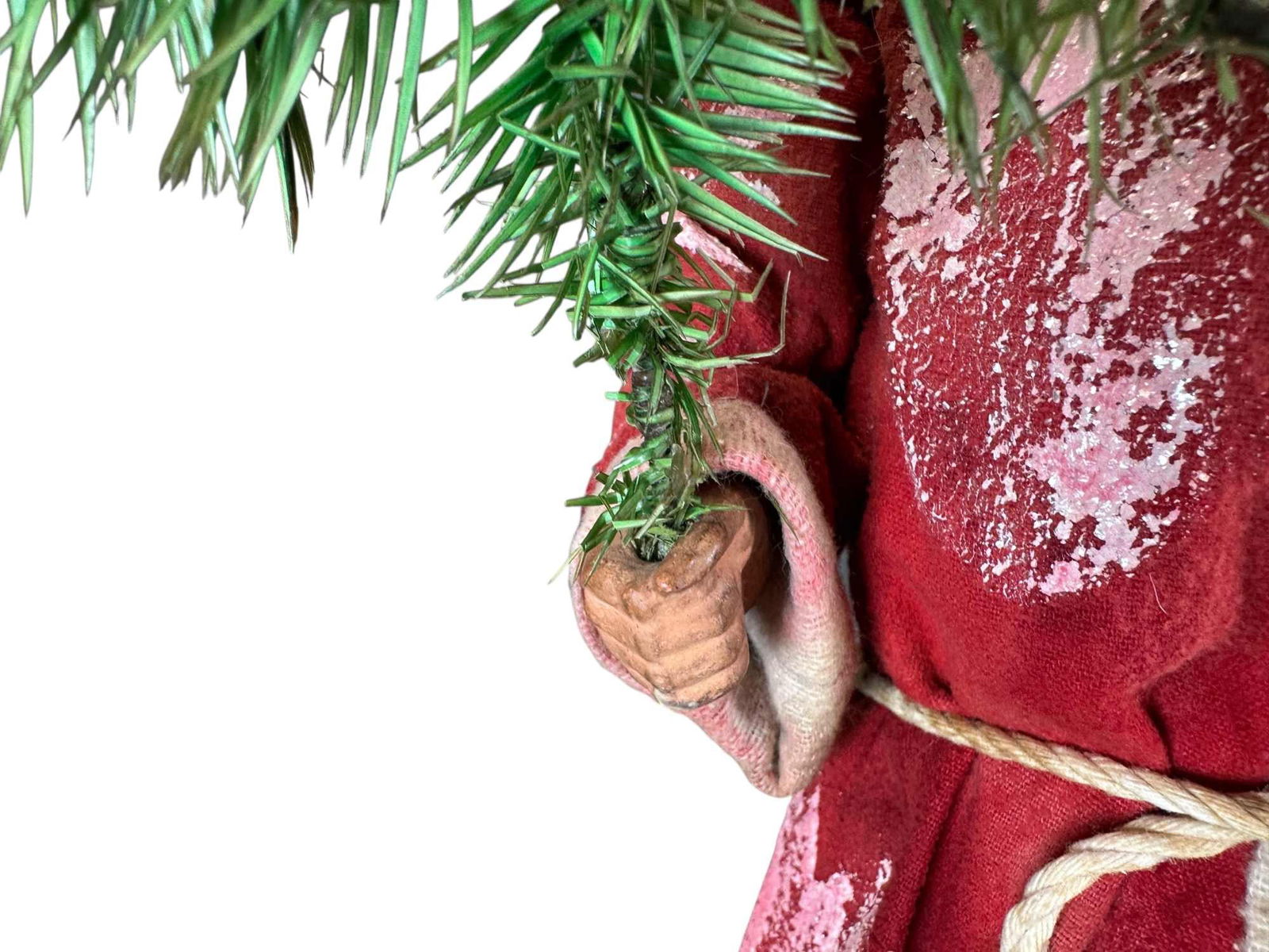 LARGE CLOCKWORK NODDER SANTA FIGURE - 5