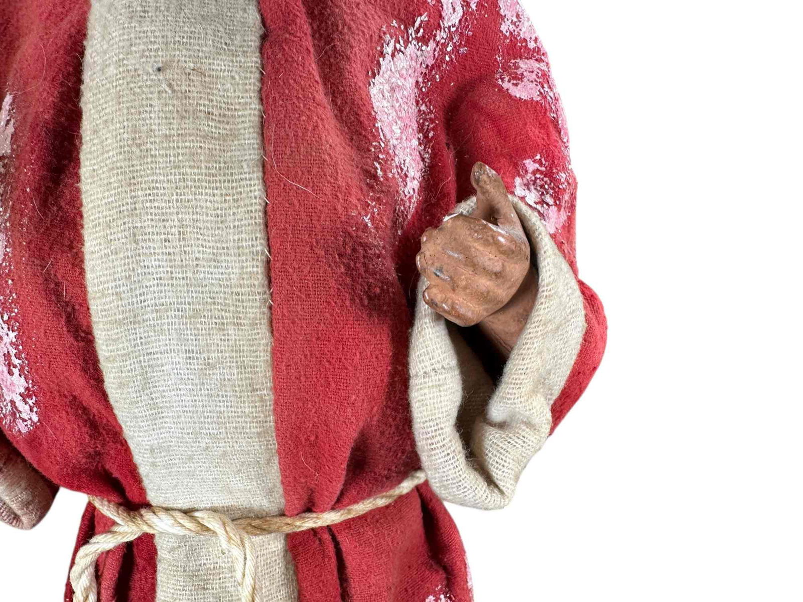 LARGE CLOCKWORK NODDER SANTA FIGURE - 6