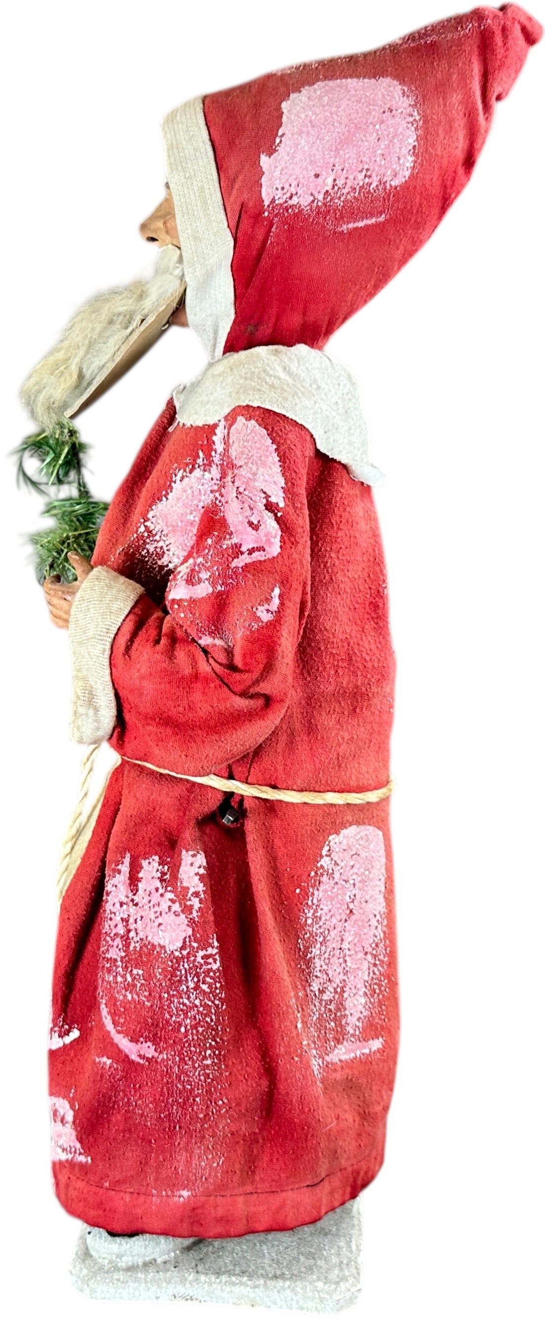 LARGE CLOCKWORK NODDER SANTA FIGURE - 8