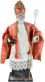 CHRISTMAS BISHOP CANDY CONTAINER