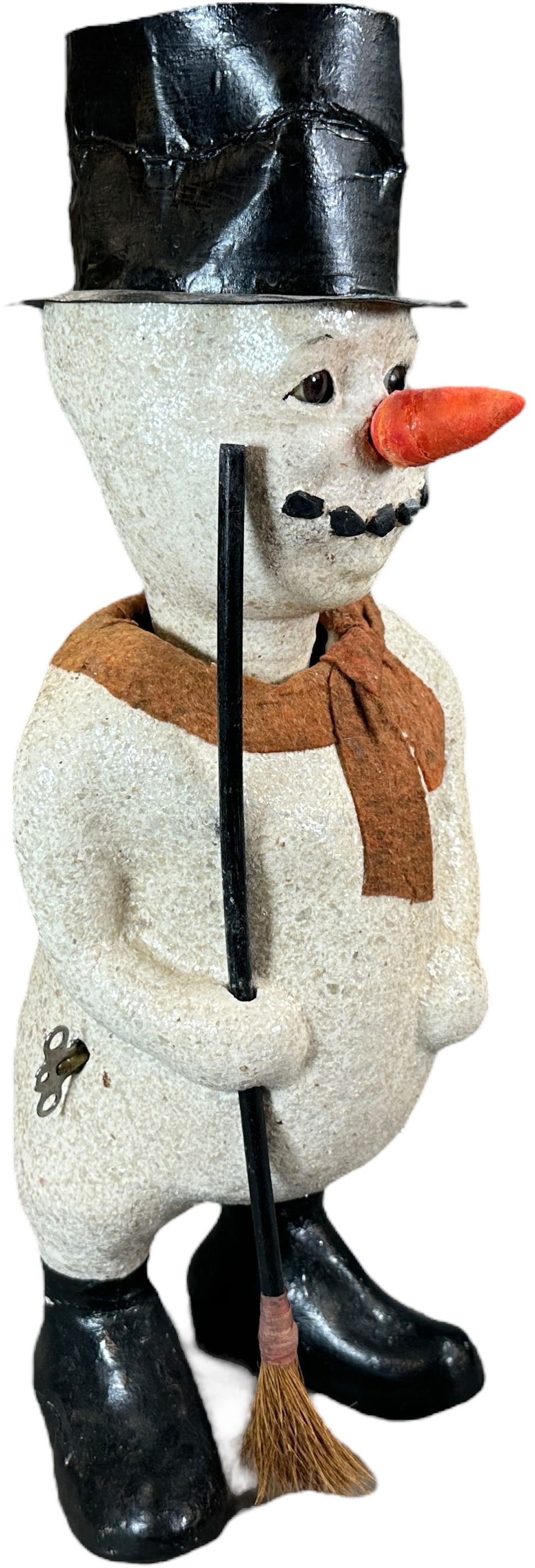 LARGE SNOWMAN CLOCKWORK NODDER - 4