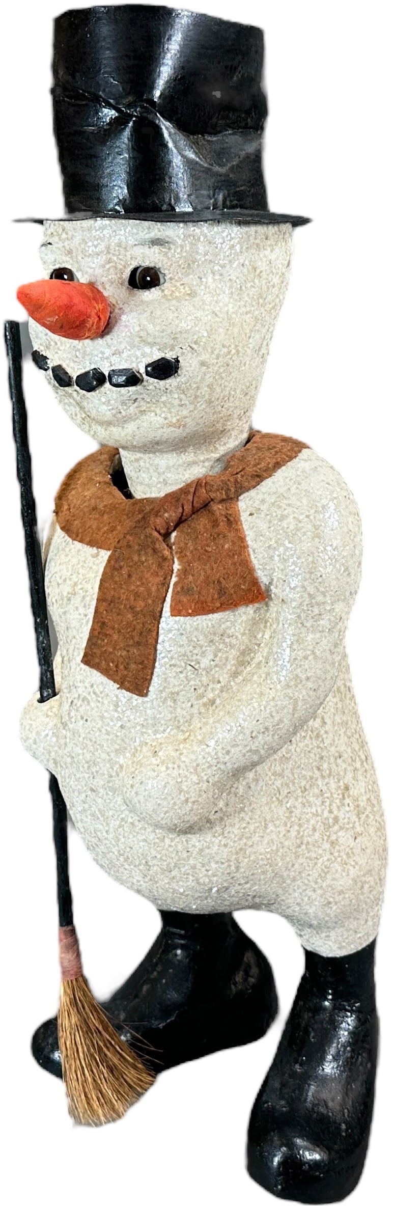 LARGE SNOWMAN CLOCKWORK NODDER - 7