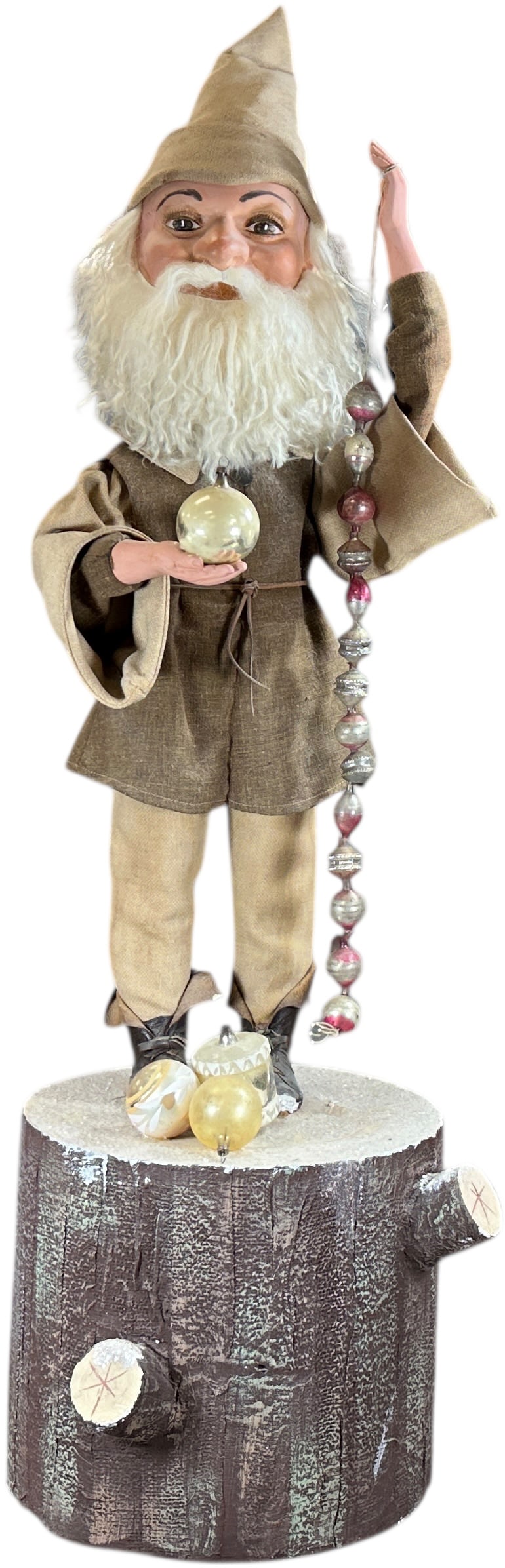 ELECTRIFIED WINTER ELF STORE DISPLAY: 211. ELECTRIFIED WINTER ELF STORE DISPLAY | From York, Pennsylvania department store in the 1950's. Arm goes up and down when plugged in. https://youtube.com/shorts/be-EdxU64fM?feature=share Provenanc