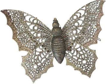 DRESDEN FILIGREE BUTTERFLY ORNAMENT