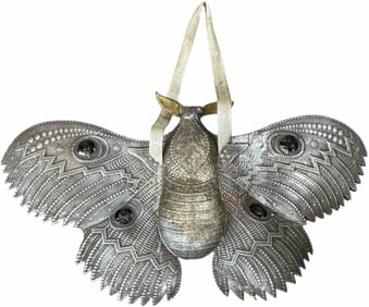 RARE DRESDEN MOTH ORNAMENT