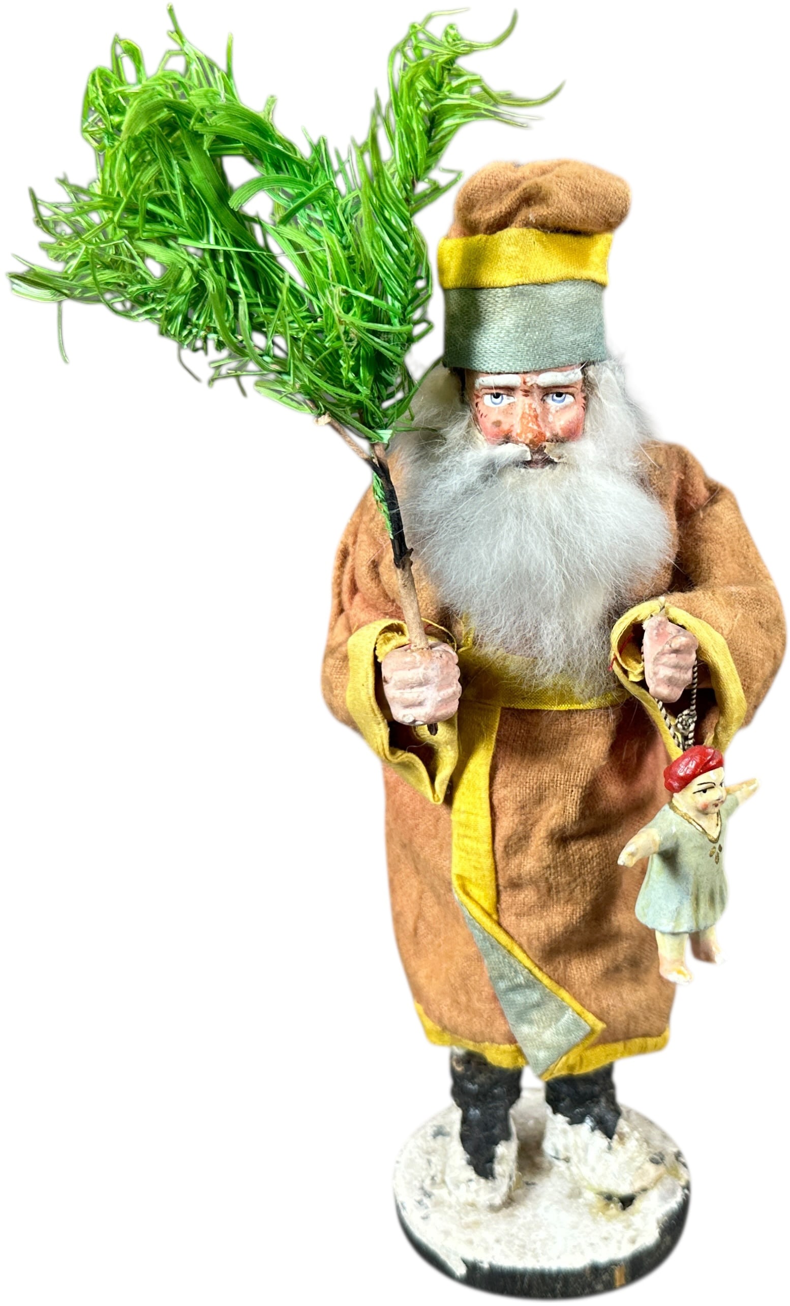 SANTA HOLDING A DOLL CANDY CONTAINER (1 of 10)