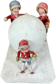 HEUBACH KIDS W/ SNOWBALL CANDY CONTAINER