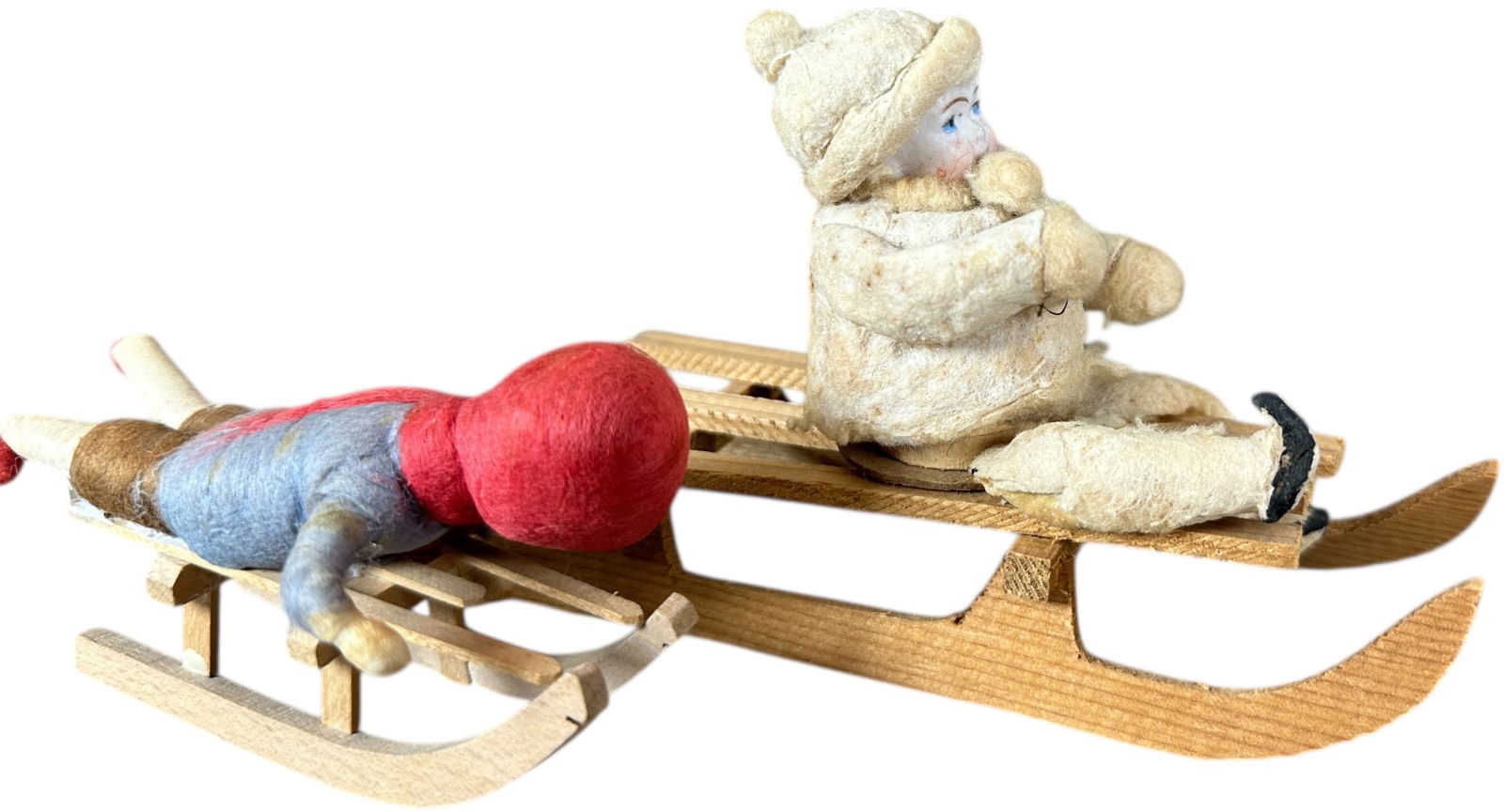 TWO HEUBACH SLEDDING CHILDREN - 4