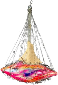 END OF DAY GLASS SAILBOAT ORNAMENT