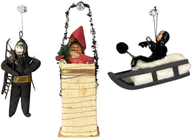 CHIMNEY SWEEPS & SANTA AT CHIMNEY ORNAMENTS