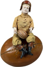 SUPERB FOOTBALL PLAYER ON FOOTBALL CONTAINER