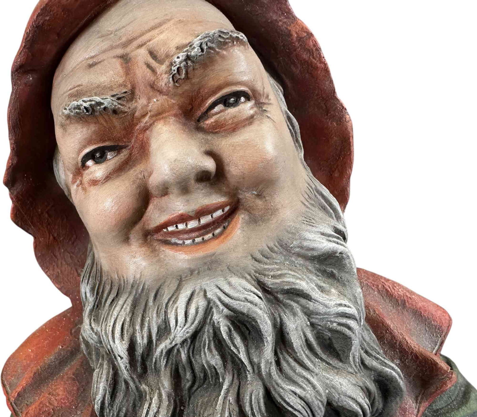MARESCH GNOME POLYCHROME CERAMIC SCULPTURE - 2