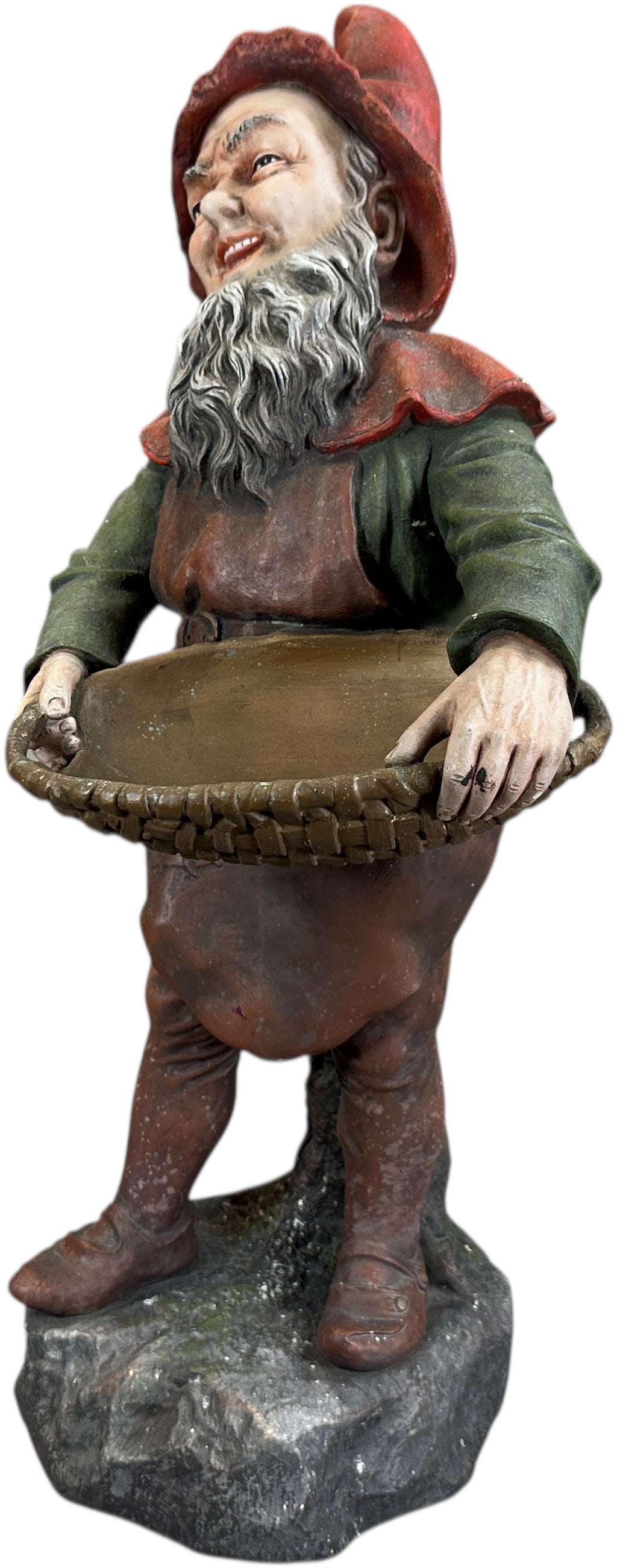 MARESCH GNOME POLYCHROME CERAMIC SCULPTURE - 3