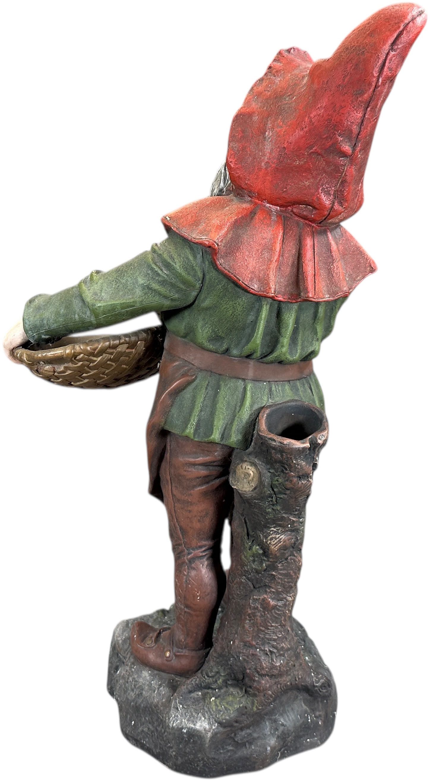 MARESCH GNOME POLYCHROME CERAMIC SCULPTURE - 4