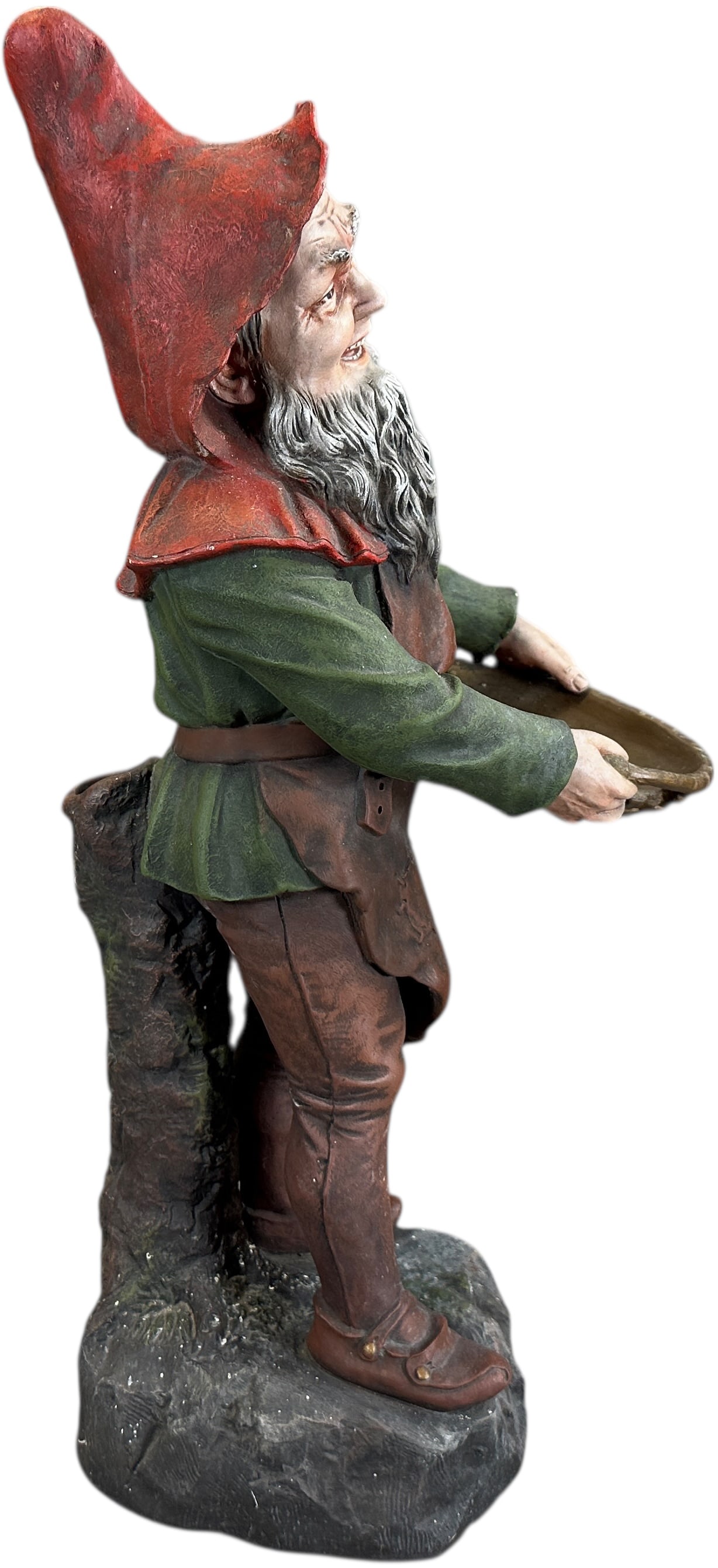 MARESCH GNOME POLYCHROME CERAMIC SCULPTURE - 6