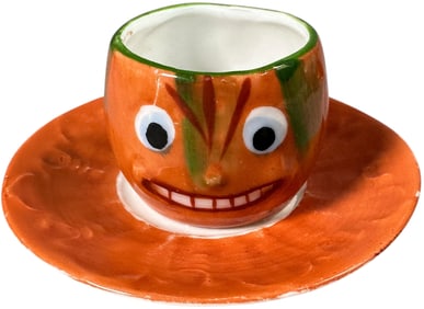 GERMAN CHILD SIZED PUMPKIN TEA CUP