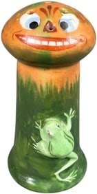 GERMAN PORCELAIN PUMPKIN SALT SHAKER